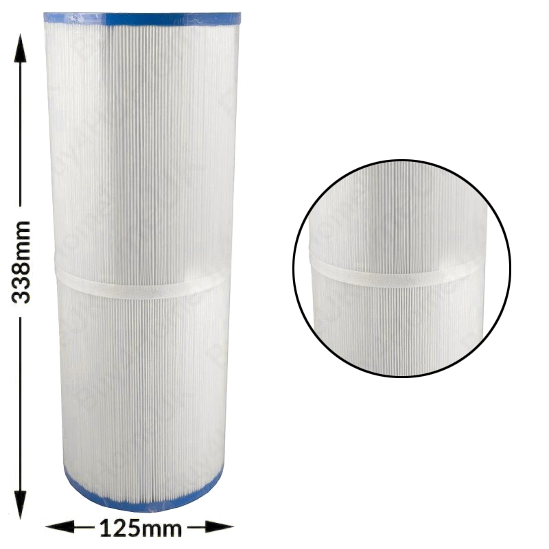 Unicel C-4950 Cartridge-filter en spa-filter Pleatco PRB501N Filbur PRB50-in FC-2390 Darlly 40506 L: 33,8 cm Diameter: 12,5 cm