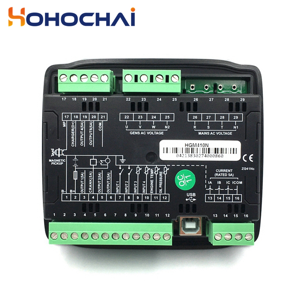 Smartgen HGM420N Generator Controller HGM410N LCD Display Remote Signal Control Panel