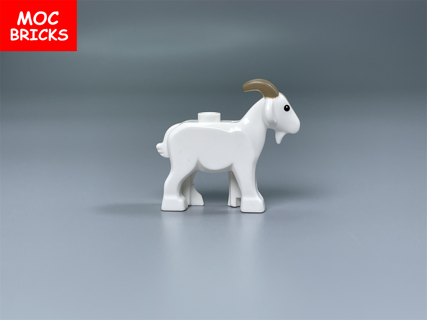 MOC Bricks Animal Goat Sheep Farm Street View Accessories Educational Building Blocks Toys Kids Gifts
