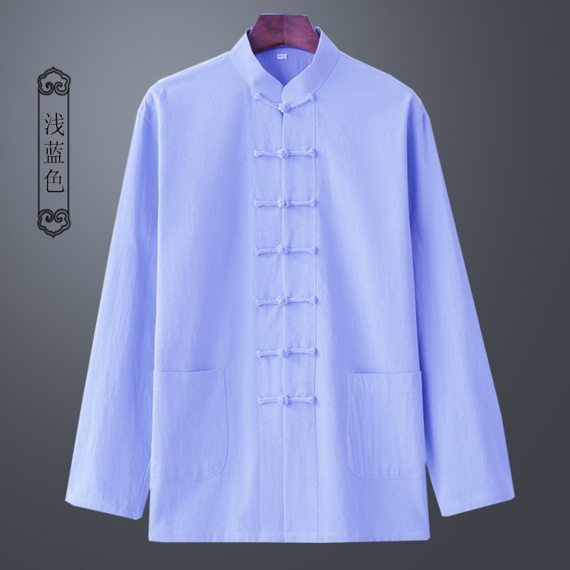 high quality summer&Spring cotton&linen wing chun tai chi kung fu uniforms zen lay suits hanfu martial arts wushu shirts