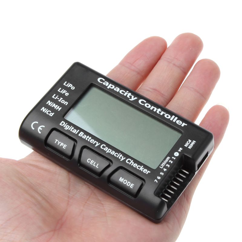 RC CellMeter-7 Digital Capacity Checker Nicd Nimh Lipo Life Li-ion