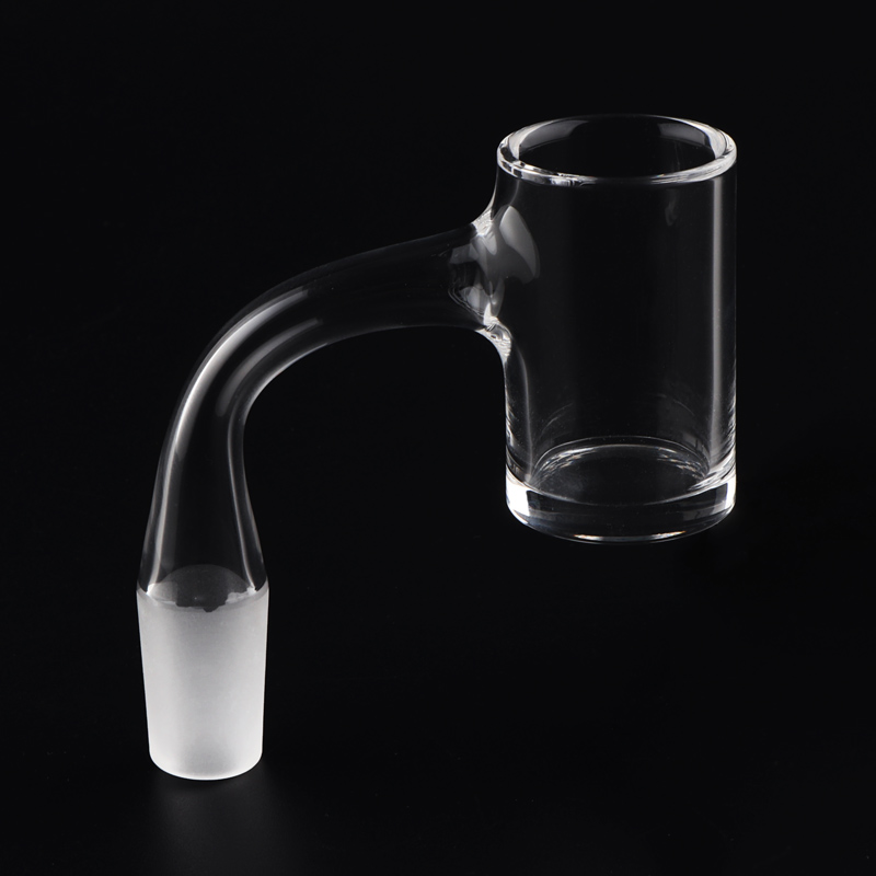 Deux styles de haute qualité entièrement soudés biseautés fumant terp slurper banger en quartz pour les sachets en eau en verre tamponnets