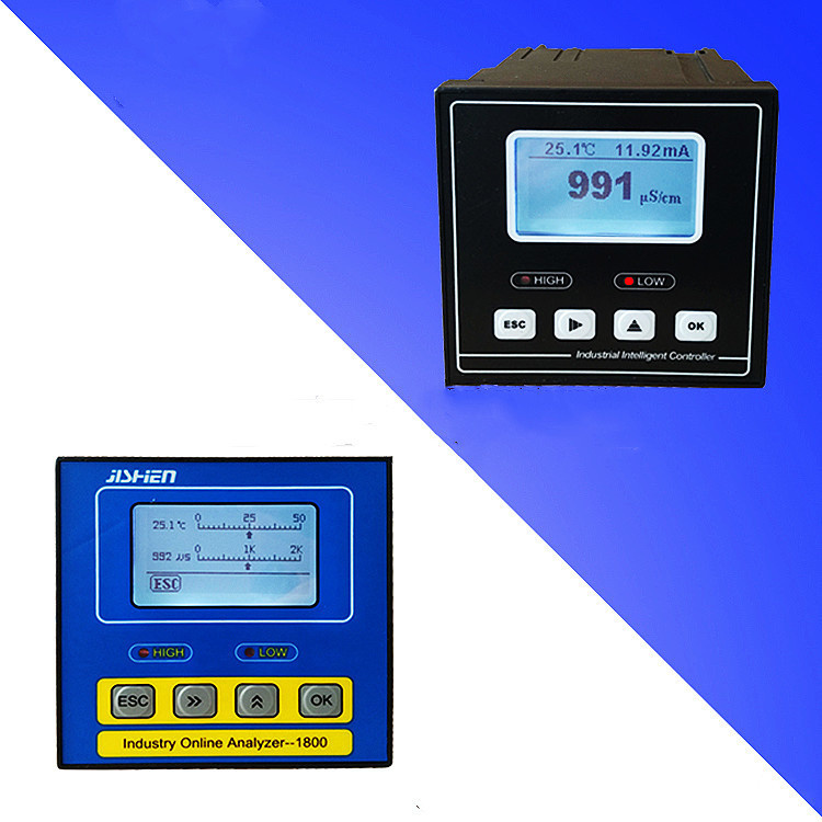 Medidor de condutividade do EC-1800 Condutividade Controlador de teste de condutividade de grande alcance 4-20mA PH METER TDS METER TDS DIRETO RS-485 MEDIDOR TDS