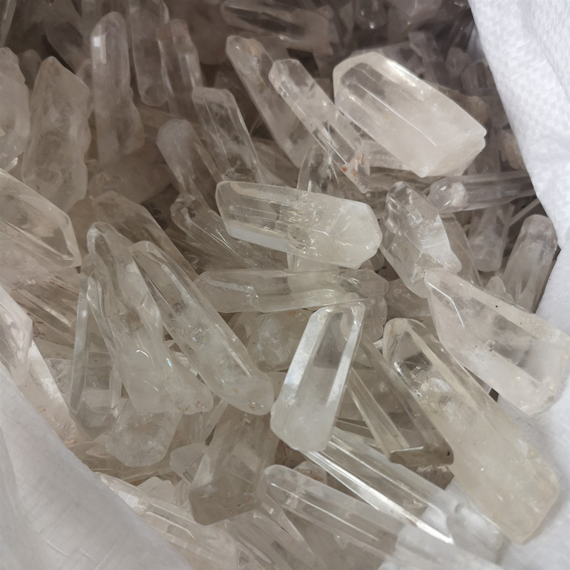 100g Clear Crystal Quartz Cluster DIY Crystal Point Terminé Terne Spécime Pendant Prénaison Crystal Minerals Stones