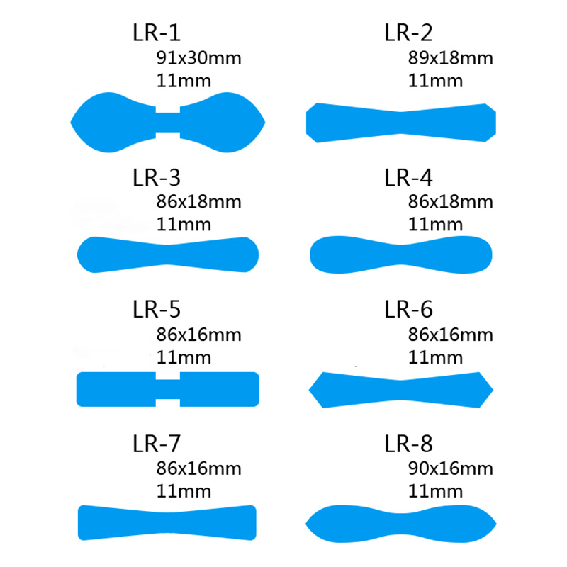 Läderfarkostdragare dragare cutter japan stålblad zip pull mall klipp mögel handgjorda stansverktyg diy