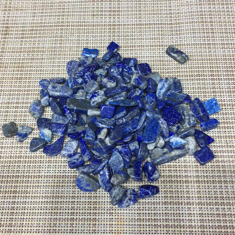 Natural Quartz Crystal Lapis Lazuli Chips Tumbled Stones Healing Reiki Gemstones Decoration