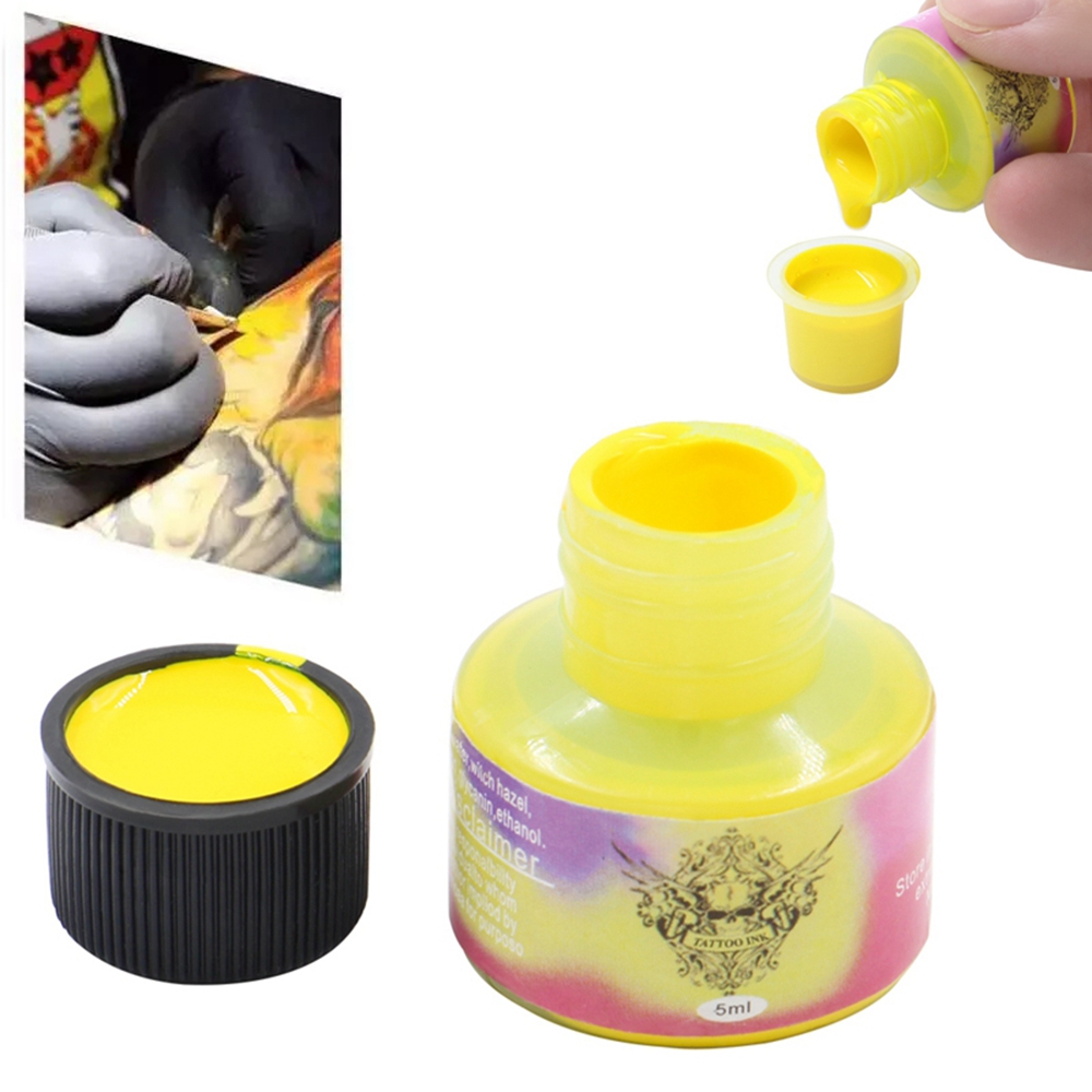 7/14/Tattoo Inks Pigment 5ml/Bottle Multicolors Tattoo Pigment Beauty Makeup Paints Tattoo Paints Supplies for Tattoo Art