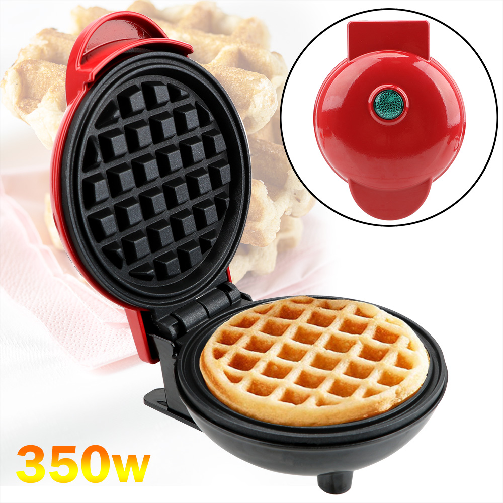 Gauche à gaufre électrique Petit-petit-déjeuner Waffle Machine portable Eggette Machine Eu Plug