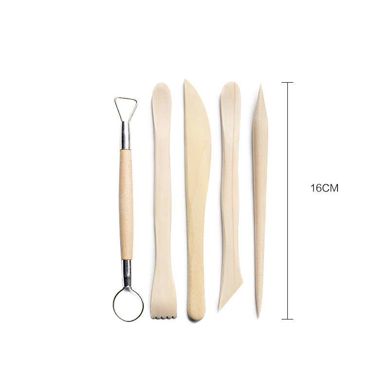 Clay Tools Sculpting Kit Carving Knife Scraper Sponge Pottery Ceramic Polymer Shapers Modeling Carved DIY Ceramic Tools