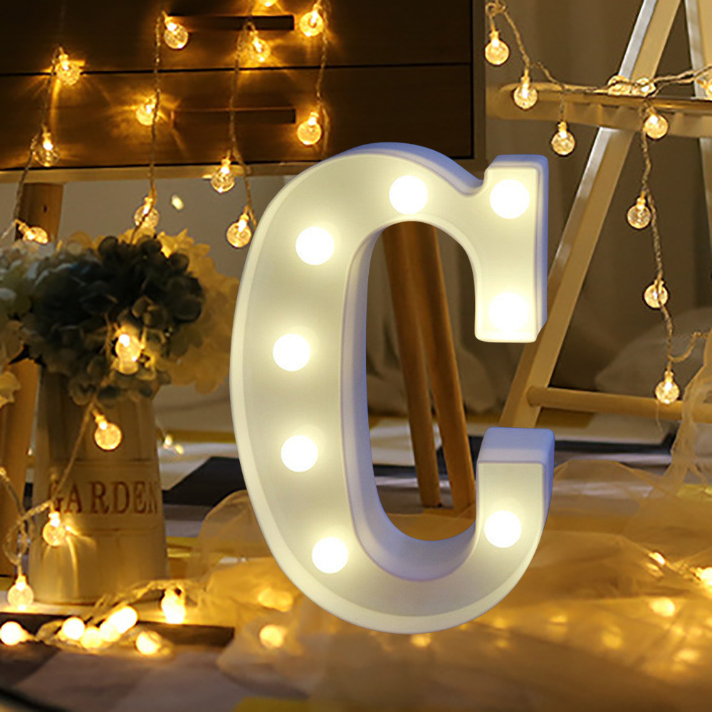 LEMOININ LED LED LIGHT ENGLISH ALPHABET LIGHT LIGHT LIGH