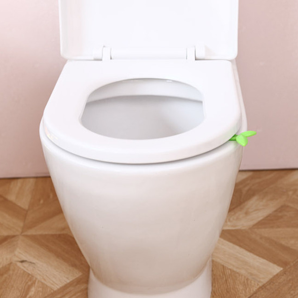 Coperchio creativo del sedile del bagno a forma di foglia Coperchio Assalto il bagno Accessorio guarnizione sollevatore sanitario portatile