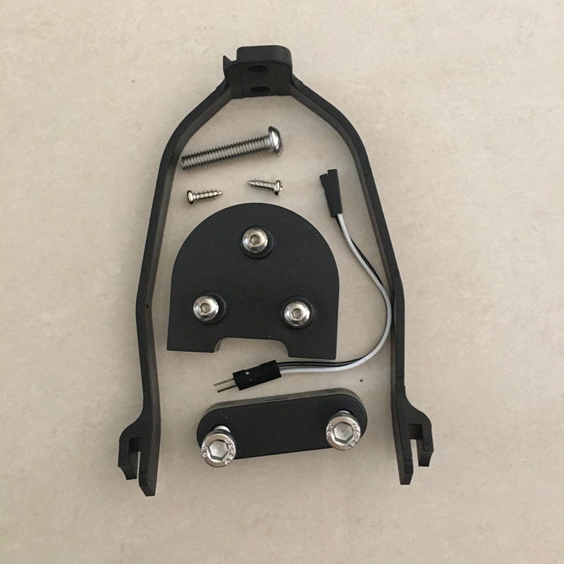 Scooter électrique 10 pouces arrière Kit de support d'espaceur de support de roue de garde-boue arrière pour xiaomi M365 / Pro Fender Kickstand Spacer