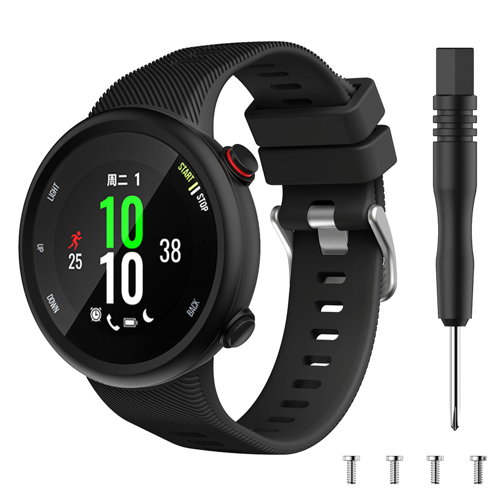 Silicone Watchband Strap For Garmin Swim 2 Smart Watch Band for Garmin Forerunner 45 45S