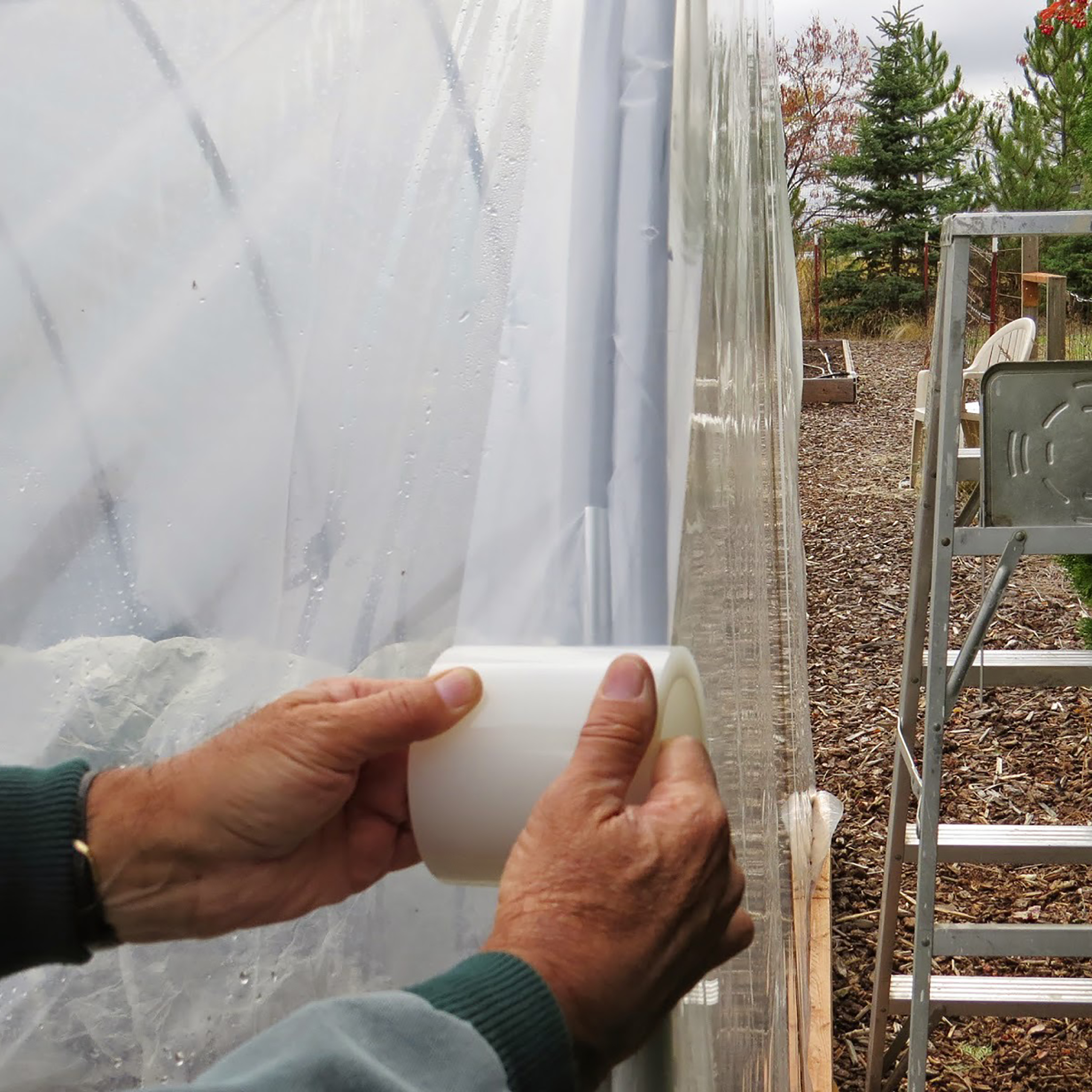 10 m/roll forti server serra del nastro riparazione di pellicola autoadesiva in polietilene toppa toppa resistente all'agricoltura da giardino del giardino