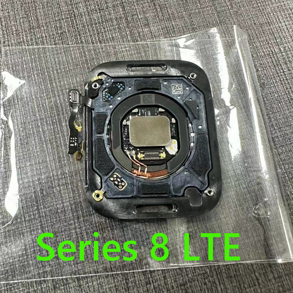 OEM Cover Cover Charge Flex Glass Door Middle Frame Case Apple Watch Series 7 9 41 45 mm GPS LTE Porta di alloggiamento LTE