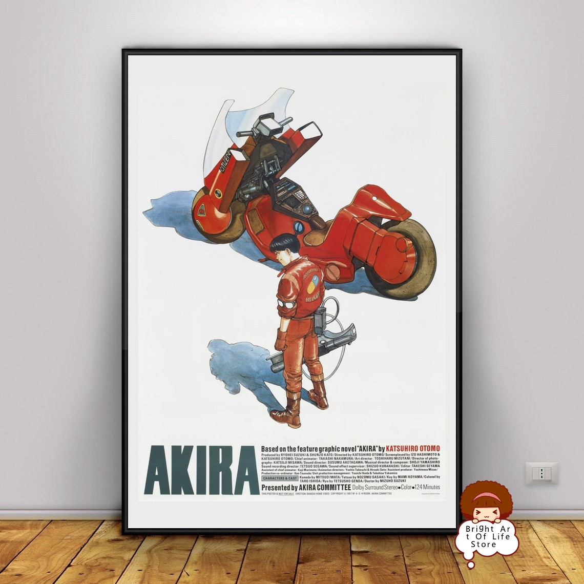 Akira 1988 Film Poster Kapağı Fotoğraf Tuval Baskı Duvar Sanat Ev Dekoru Çevresiz