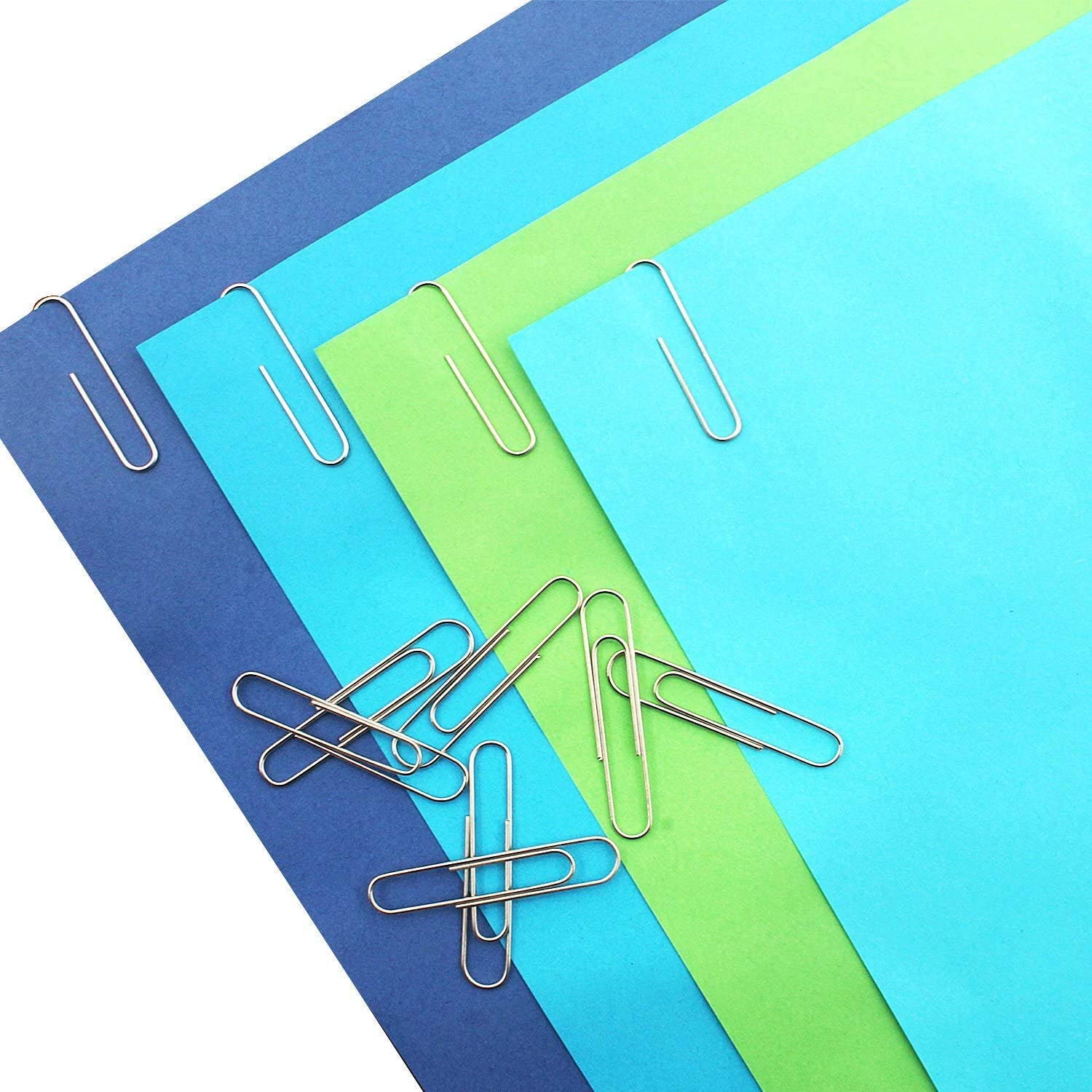 50-Metal Paperclips Mini Bookmark Office School Supplies Paper Clips File Assorment Tool Organizer Organizer Clip