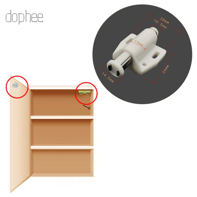 dophee kastdeur stop-diy magnetische duw om te openen aanraakstop Stop zelf afstemmende kast keukendeur kast magneet