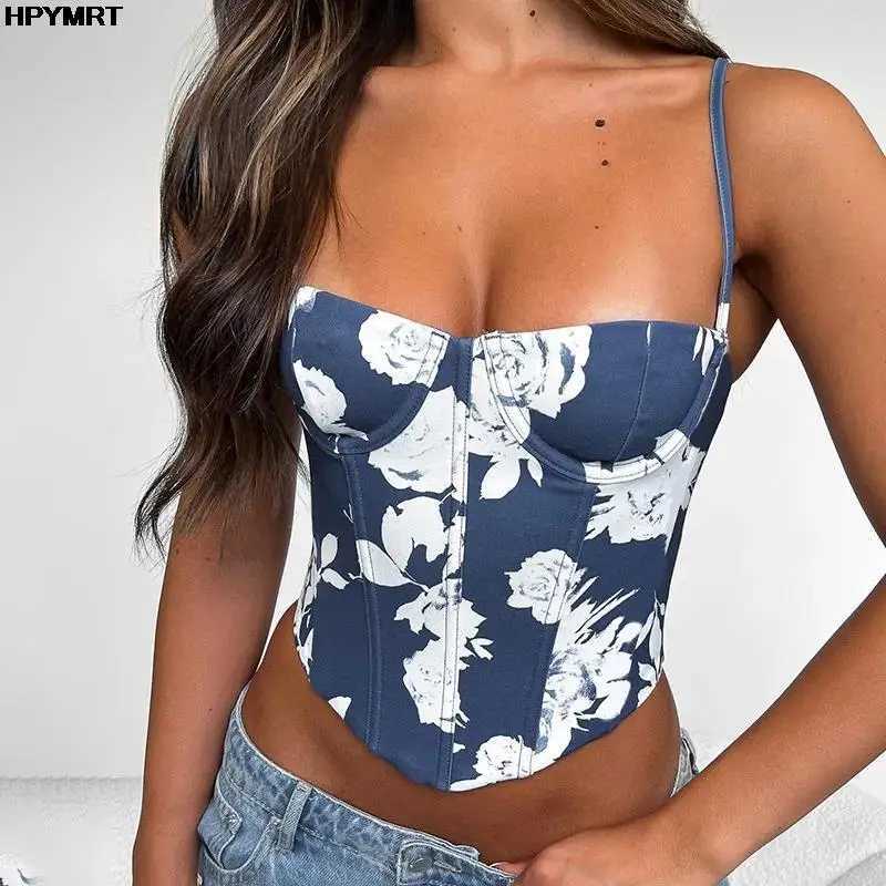 Frauen Tanks Camis New Summer Womens Crop Womens ärmellose T-Shirt Tanktop Summer Beach Tanktop Naked Pink Blue Sexy Top J240409