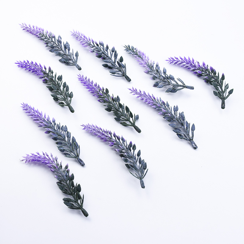 Lavender Plastic Flower DIY Wedding Gifts Box Christmas Decorations for Home Christmas Garland Artificial Plants Cheap