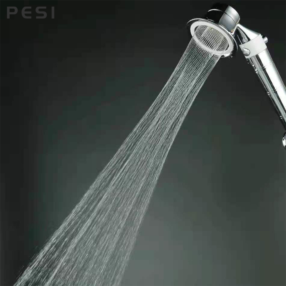 Paye de douche à main chromée haute pression 3 Réglage spary avec une pause d'Ont / Off Soctole à eau Spa de luxe réglable détachable