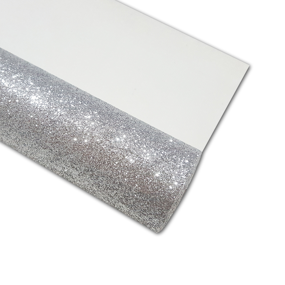 50x120cm Solid Color Glitter Fabric Roll Golden Silver Shiny Faux Leather By Yard Craft Material for Bag Diy Hairbow Accessories