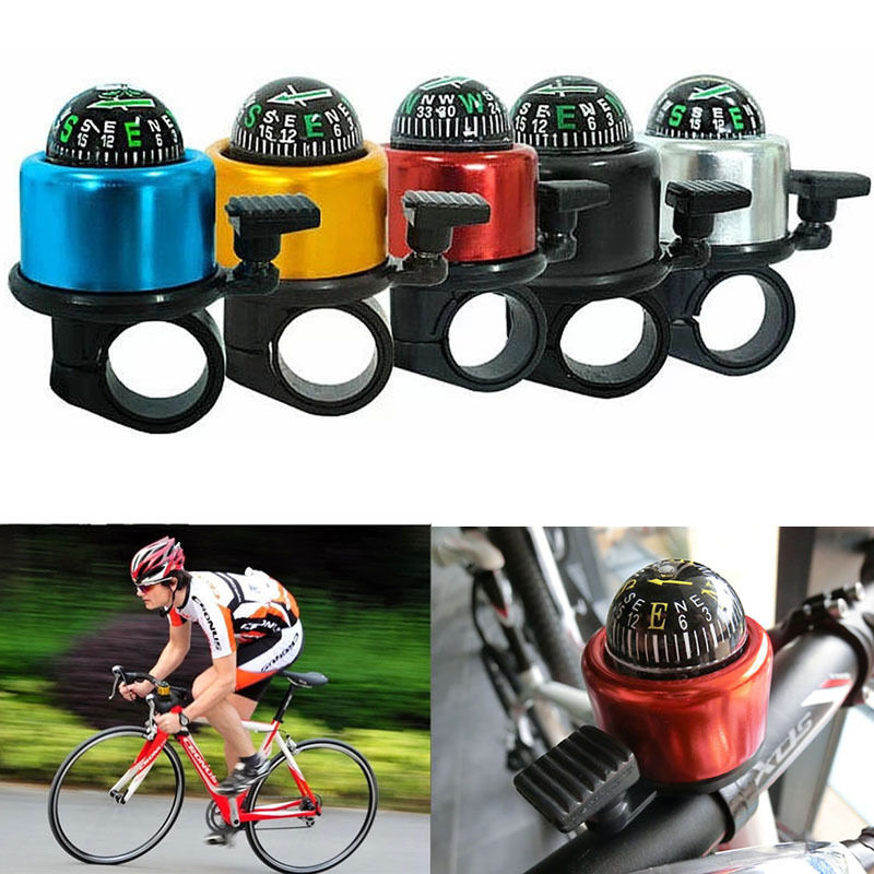 Multicolour Compass Metal Ring Handlebar Bell Sound For Bike Bicycle Cycling New