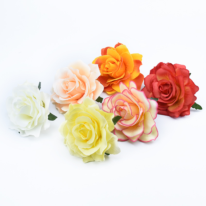 5 pezzi fiori decorativi ghirlande ghirlanda rash head a buon mercato arredamento la casa a buon mercato decorazioni fai -da -te box bride bride fiori artificiali
