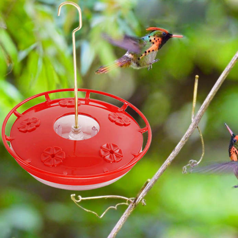 Courtyard Vogelfutterhäuschen Gartenhänge Hummingbird Feeder trinken Tasse Outdoor Tiere Lebensmittel Spender Haustier Vogelprodukte