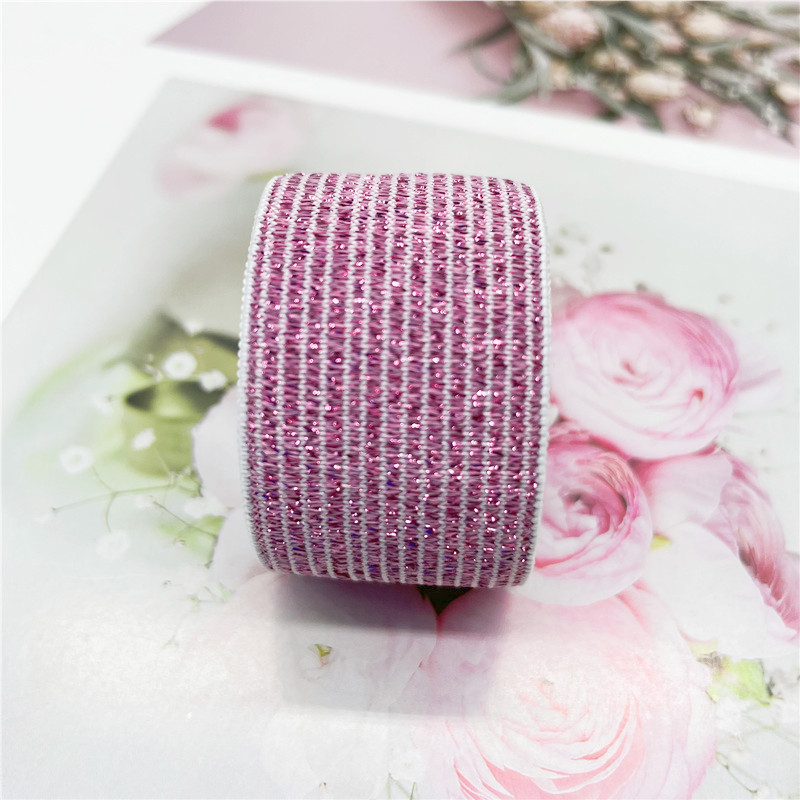 2,5 cm glitter elastische banden kleurrijk rubberen elastisch elastisch tailleband diy handgemaakte naaig kleding jasbroek riem accessoires 1meter