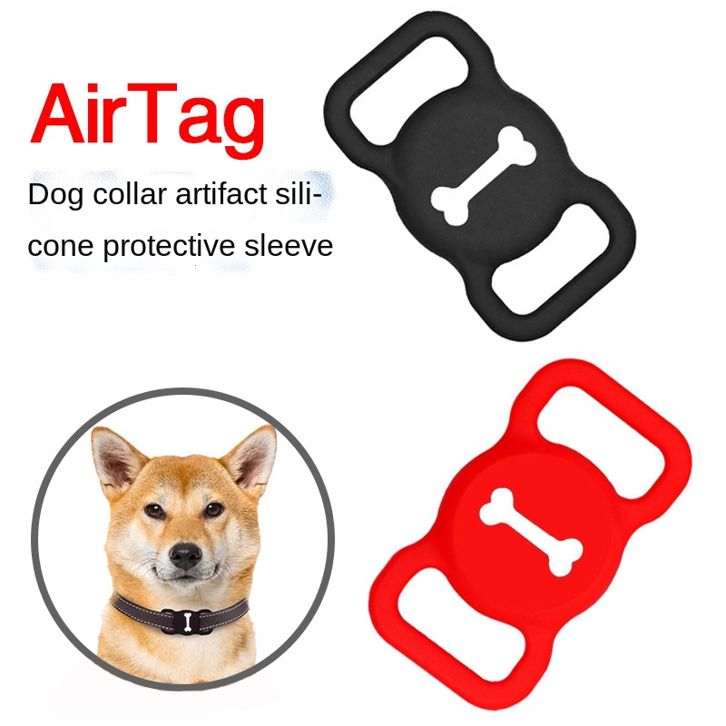 PET Silikon Schutzhülle GPS Finder Deckung Hunde Katzenkragenschleife für Apple Airtag Cover Hunde GPS Tracker Hülle