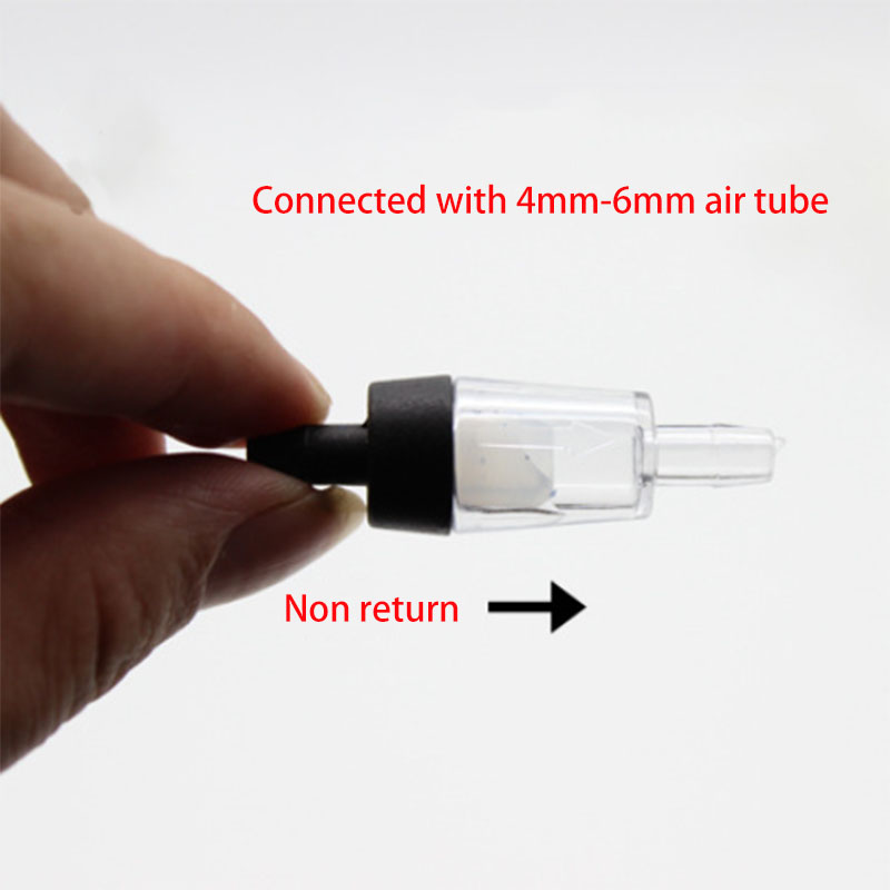 Аквариумный воздушный насос. Клапан Рыба Танк 5 ПК Односторонний невозвратный контрольный клапан Аквариум CO2 Система Система воздушного насоса