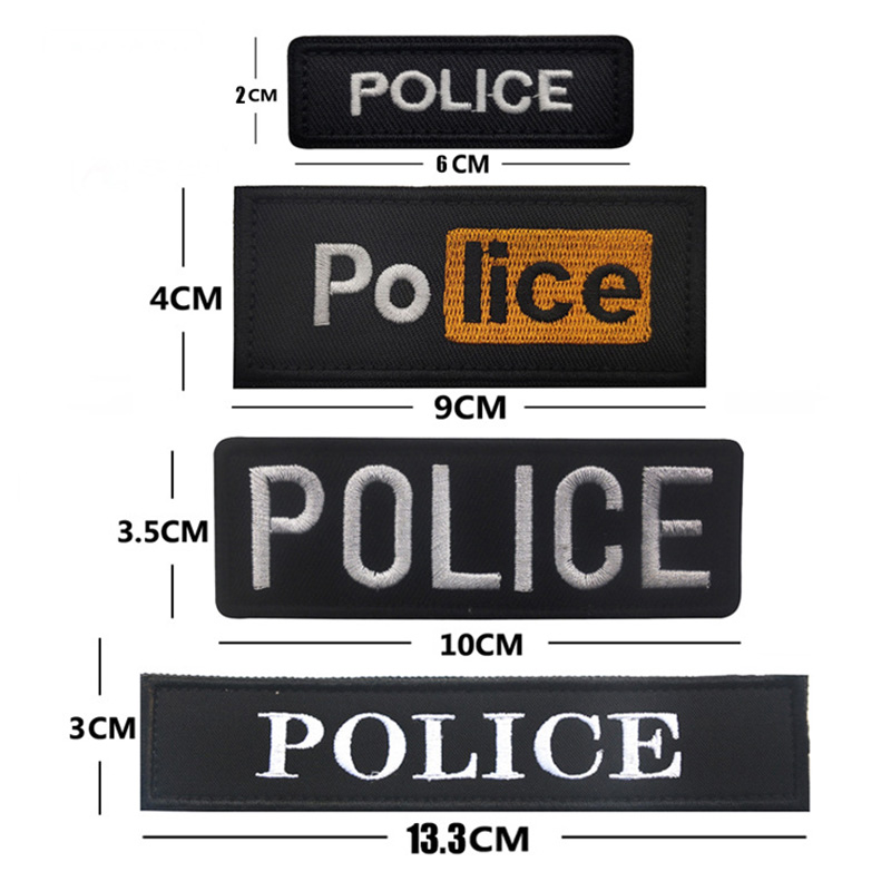 Полицейская вышивка буквы Magic Stick