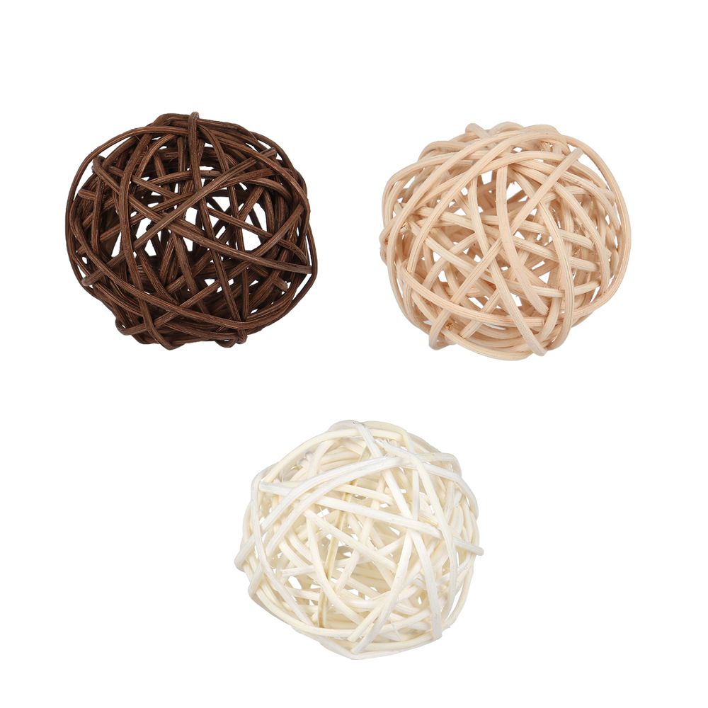 10 stks houten koffie witte rattan bal hart sterren hangende hangers huizendecoraties kerstboom ornament diy krans accessoires