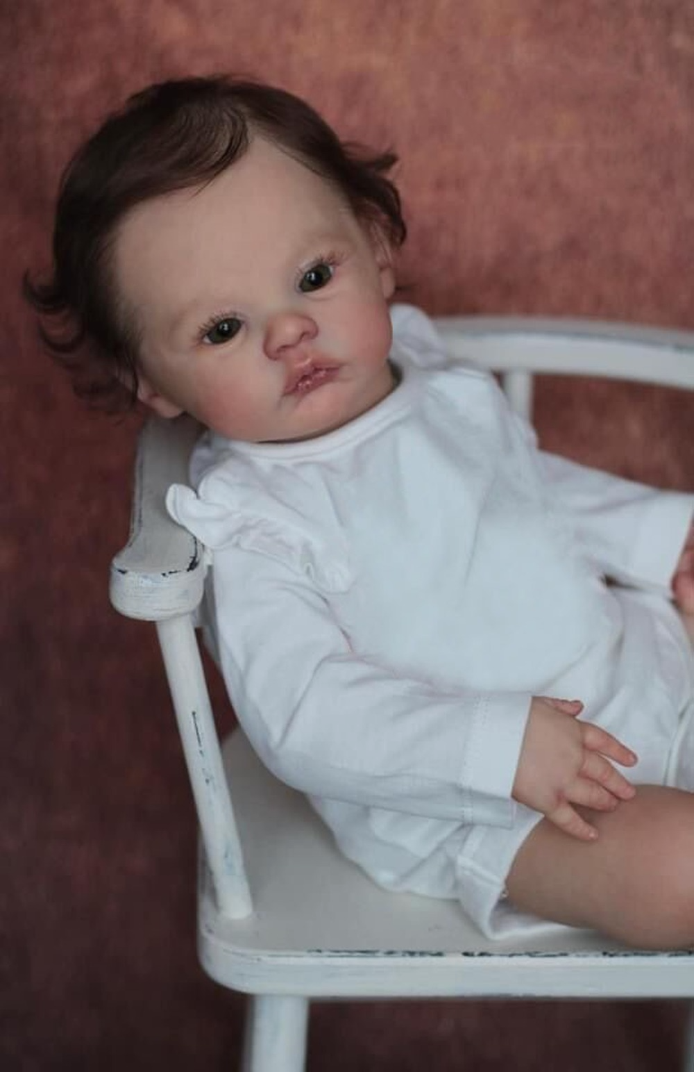 48cm Bebe Doll Reborn Baby Meadow Soft Cuddly Body Mand Painting 3D Skin with Visible Veins High Quality Art Doll Toys for Kids