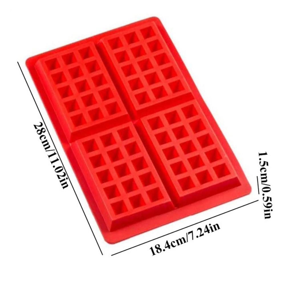 Waffle stampo silicone silicone a forma di formato da forno muffin padelle pane cioccolato torta flance