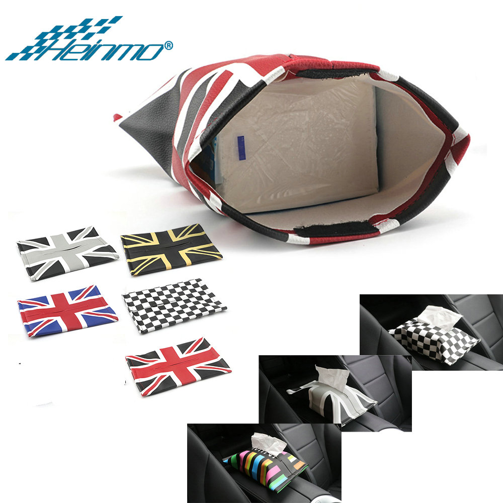 Universal Car Decal Pu Tissue Sac de style couverture de couverture pour Mini Cooper Clubman Countryman R55 R56 R57 R60 F54 F55 F56 F60