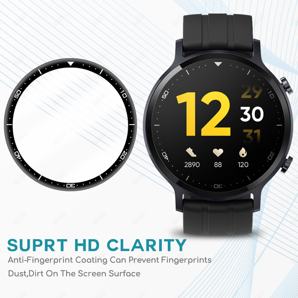 Film de protection à couverture complète pour Realme Watch S Pro Screat Protector Smart Watch Curved Edge Soft Film Accessoires pas de verre