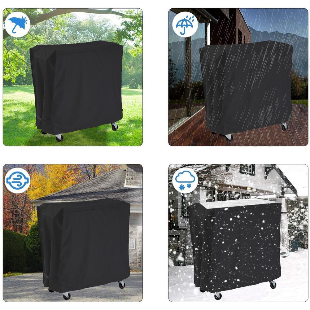 Cold Drinks Trolley Rain Covers Outdoor Patio Garden Party Shade Cooler Cart Cover Waterproof Outdoor Beverage Cart Protector
