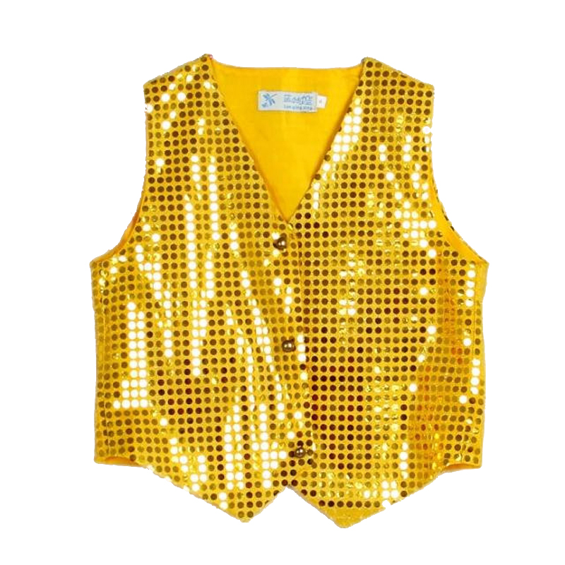 Costume de danse jazz à paillettes pour enfants