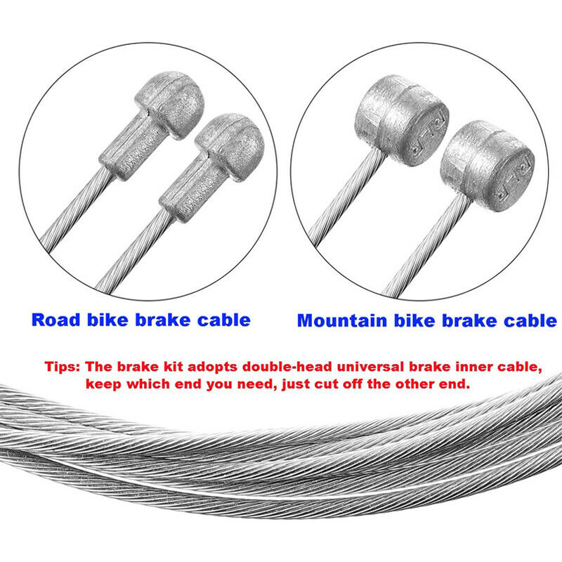 Bucklos MTB 도로 자전거 교대 근무 케이블 브레이크 호스 와이어 제어 라인 호스 케이블 세트 브레이크 내선 하우징 MTB 부품