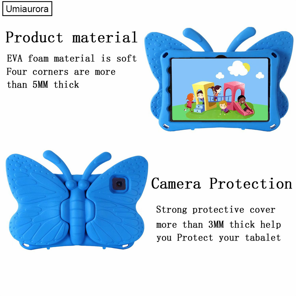 Kids EVA Tablet Case for Samsung Galaxy Tab A8 10.5 2021 X200 X205 SM-X200 SM-X205 X207 Stand Shockproof Cover Protective Shell