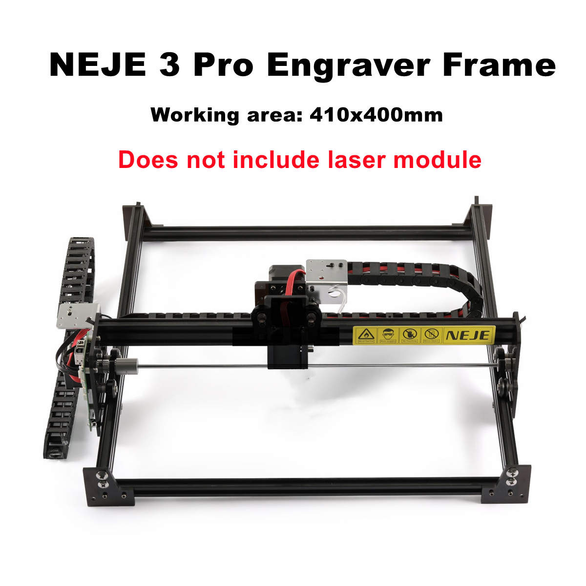 NEJE 3 MAX/PRO/PLUS CNC Laser Engraver Frame بدون وحدة تحكم في تطبيق Bluetooth Control Lightburn Lasergrbl Neje