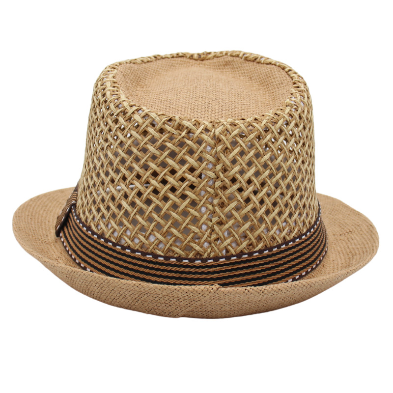 Baby Straw Hat Wiosna Lato Elegancka czapka jazzowa Sunvisor Beach Hats Kids Outdoor Caps dla chłopców dziewczynki w wieku 1-3 lat