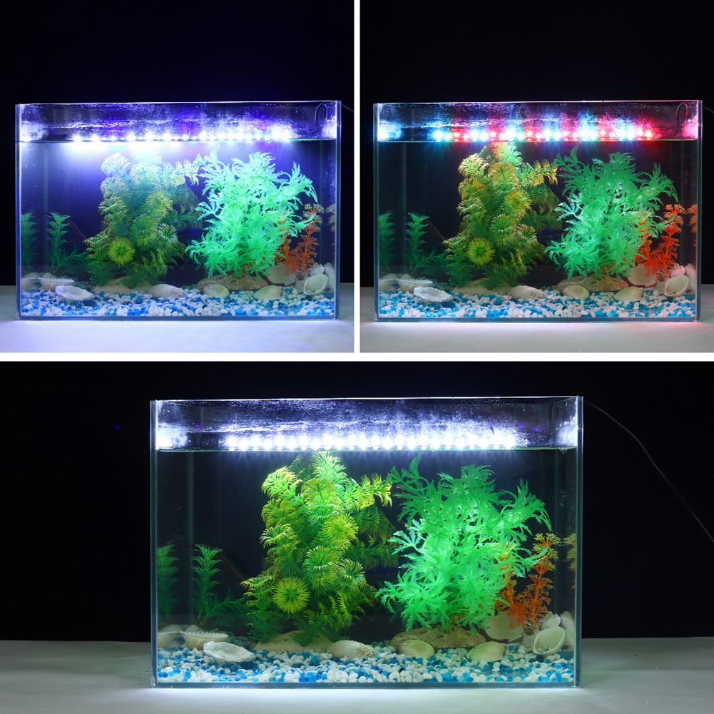 18-58 cm Light Aquarium LED INCIRO INFERIORE CLIP FACK LIGHT LIMINA LAMPAGGIO DI RAMITÀ SUGGERIMENTI LAMPAGGIO DI coltivazione 90-260V