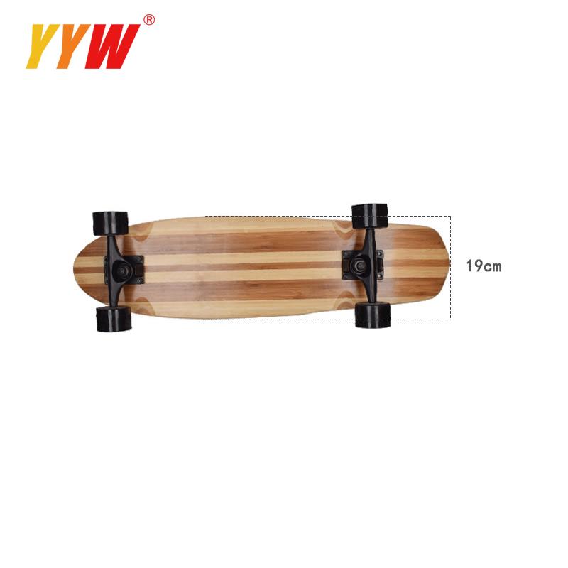 22in Allrad-Skate-Board Mini-Skateboard-Deck Longboard für Girl Boy Fishboard Street Outdoor Sport 71x19cm kleines Fischbrett