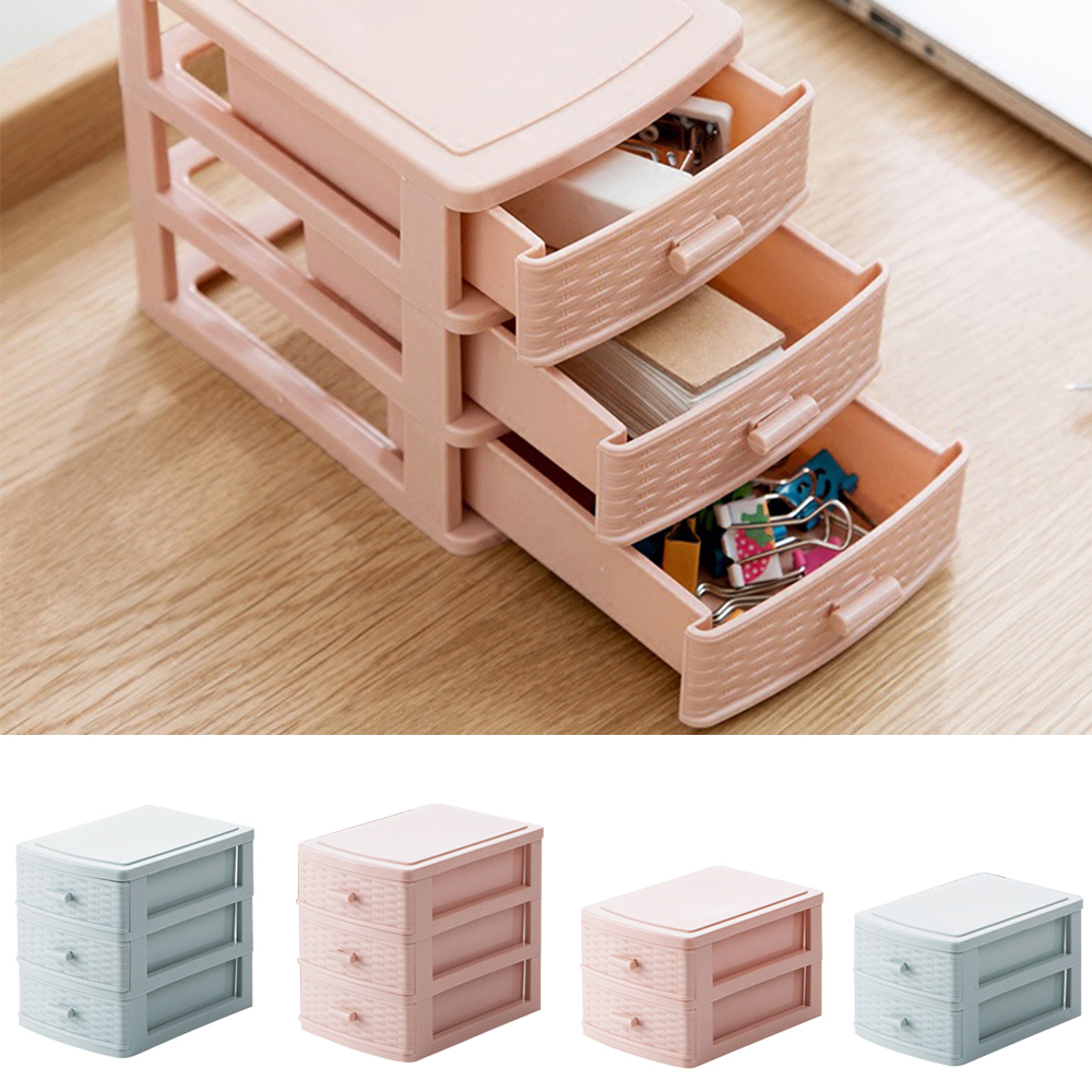 Desktop Mini Storage Box Small Drawer Multilayer Plastic Storage Cabinet Cosmetic Jewelry Box Stationery Box Storage Box