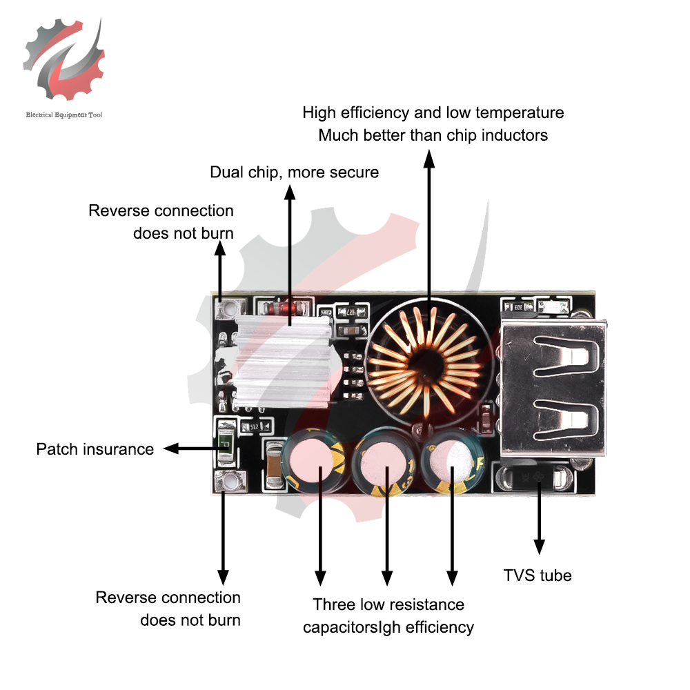 USB Type-C QC/PD 3.0 för Apple Huawei Samsung DIY Fast Charger DC 10-30V Step-down-modul för nödladdning av mobiltelefon