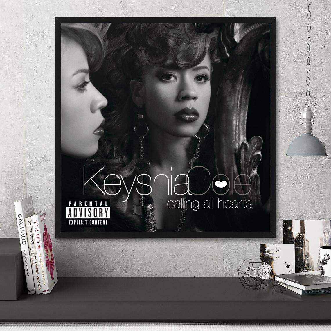 Keyshia Cole appelant All Hearts Music Album Cover Poster Canvas Art Print Home Decor Wall Painting pas de cadre