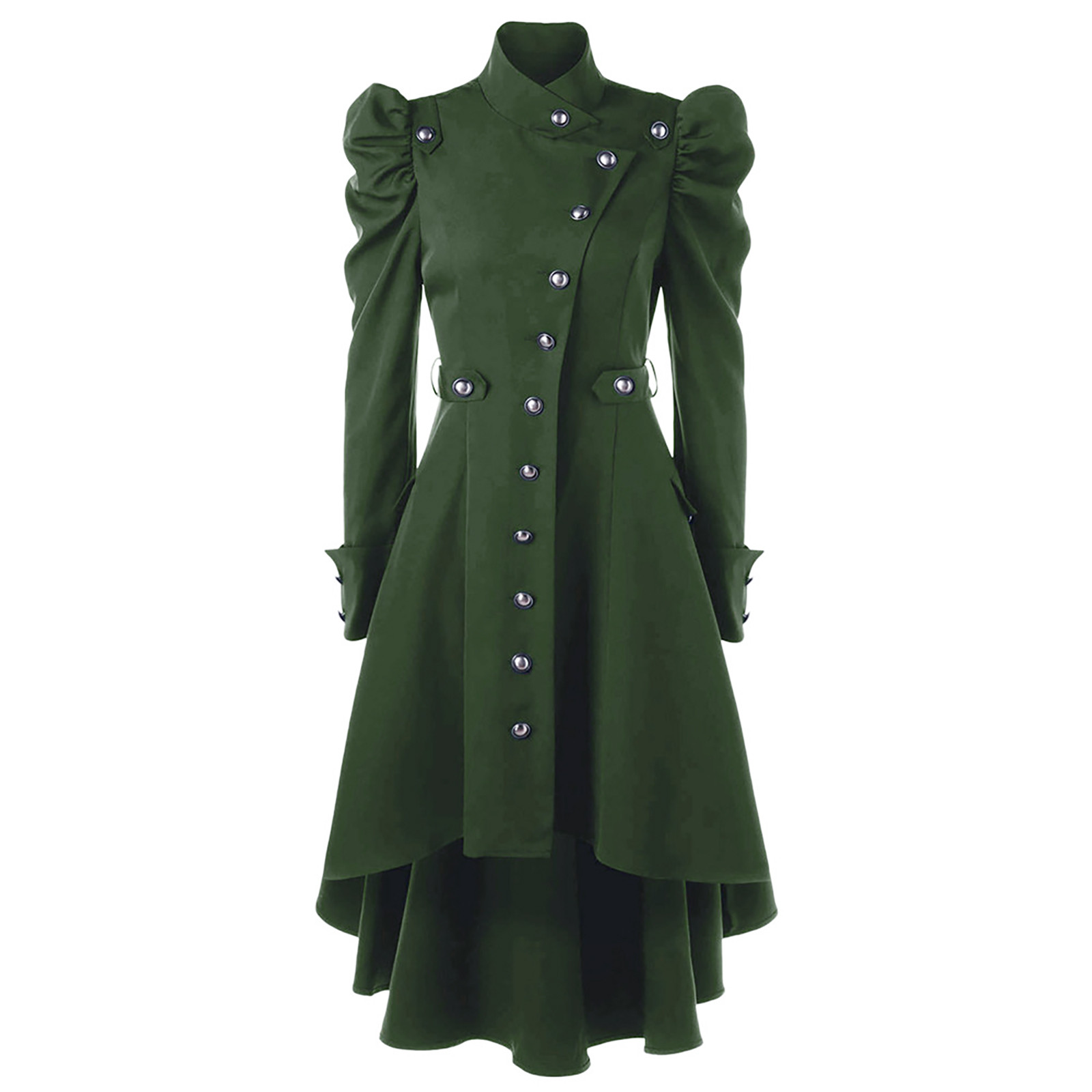 2022 Mulheres casaco vintage steampunk casaco longo gótico sobretudo gótico senhoras retro jaqueta emo gótico grunge femme sólido esbelto